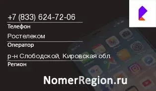 Кто звонил с 8336247206 - регион и оператор